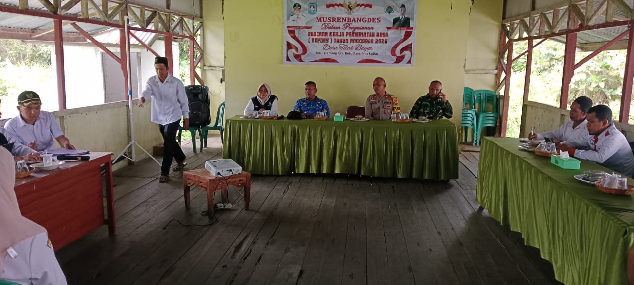 Perkuat Perekonomian Lokal, Camat Terentang Ajak Warga Teluk Bayur Bersinergi